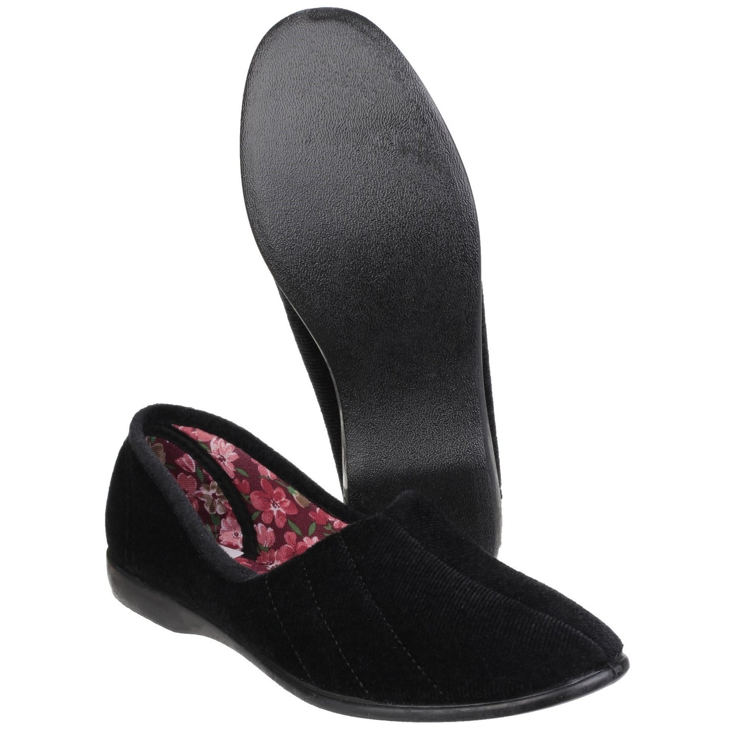 GBS Audrey Womens Black Slipper