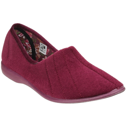GBS Audrey Womens Burgundy Slipper
