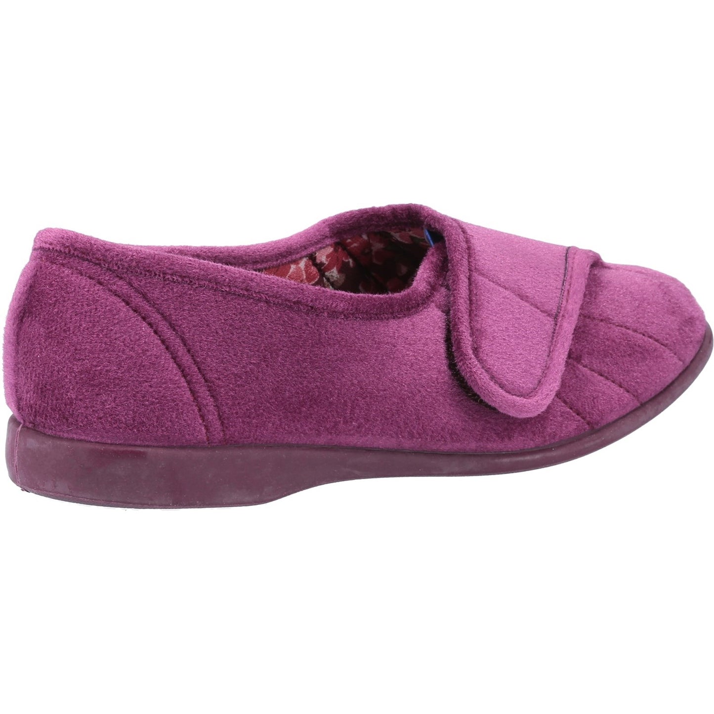 GBS Audrey Touch Fastening Womens Purple Slipper