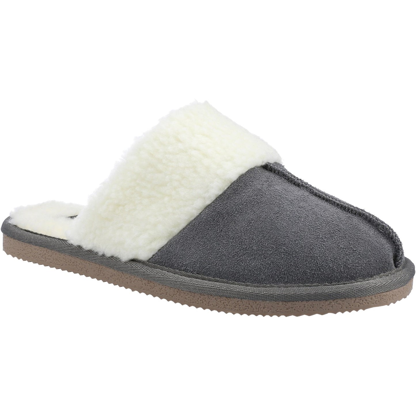 Hush Puppies Arianna Grey Mule Slippers