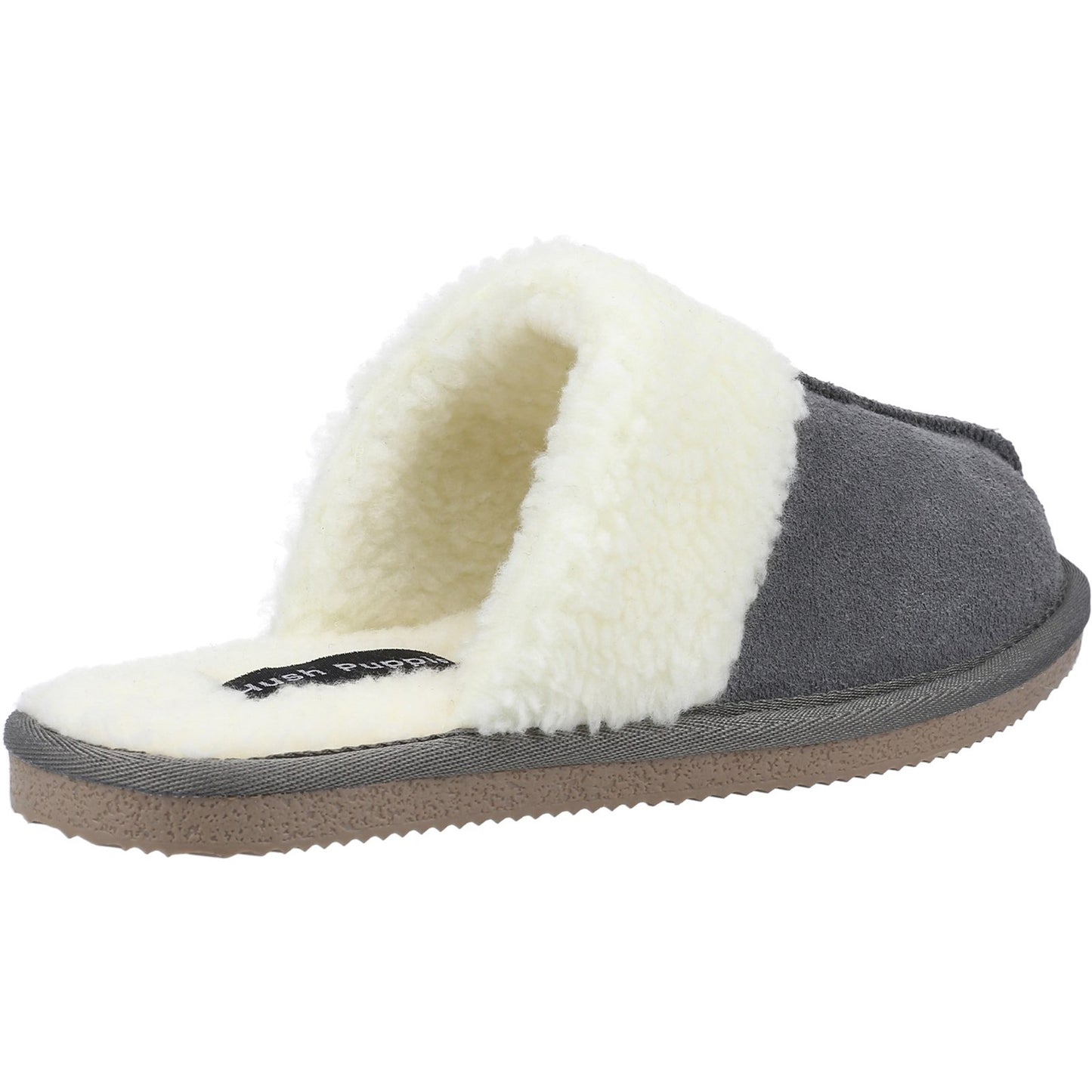 Hush Puppies Arianna Grey Mule Slippers