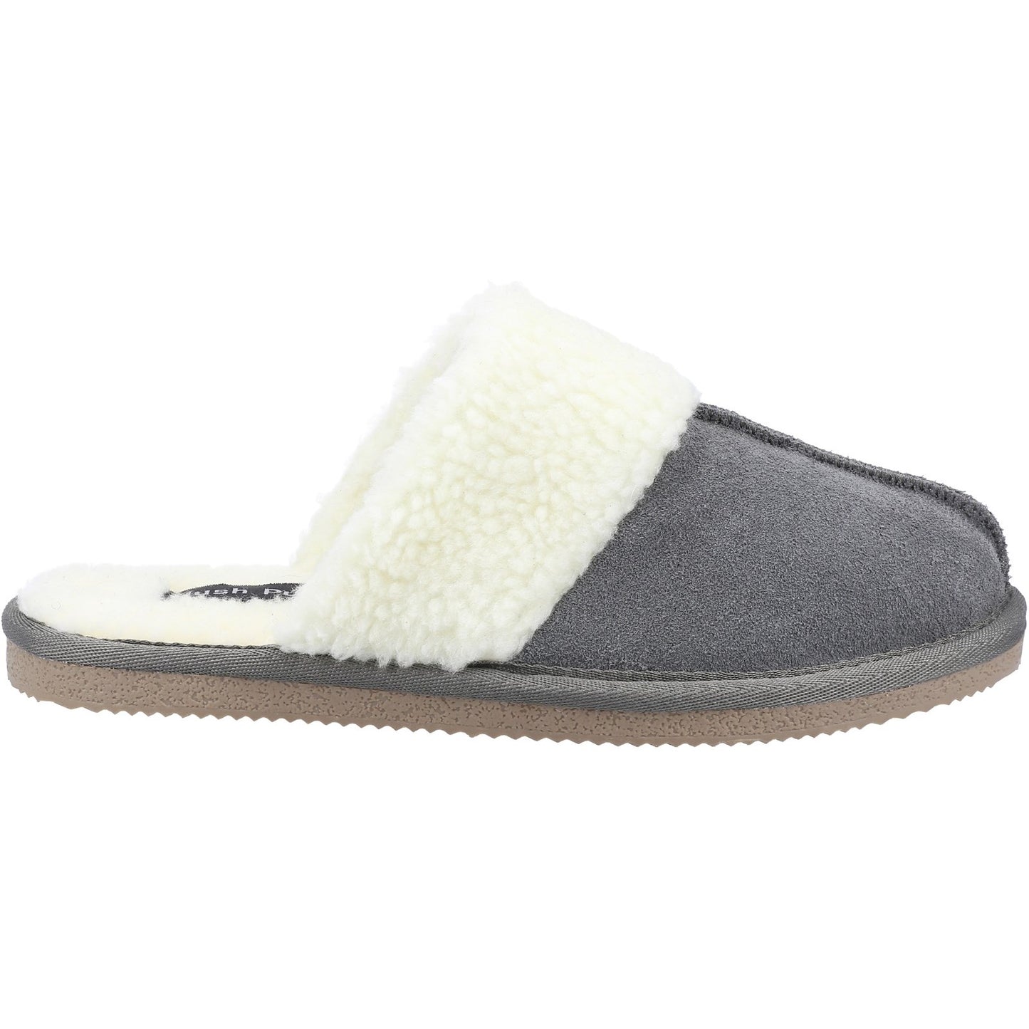 Hush Puppies Arianna Grey Mule Slippers