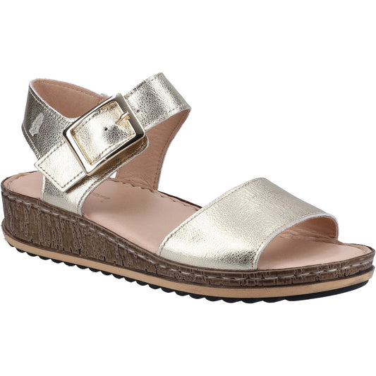 Hush Puppies Ellie Womens Gold Sandals