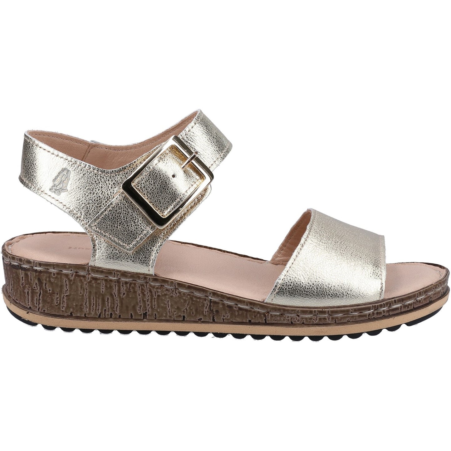 Hush Puppies Ellie Womens Gold Sandals