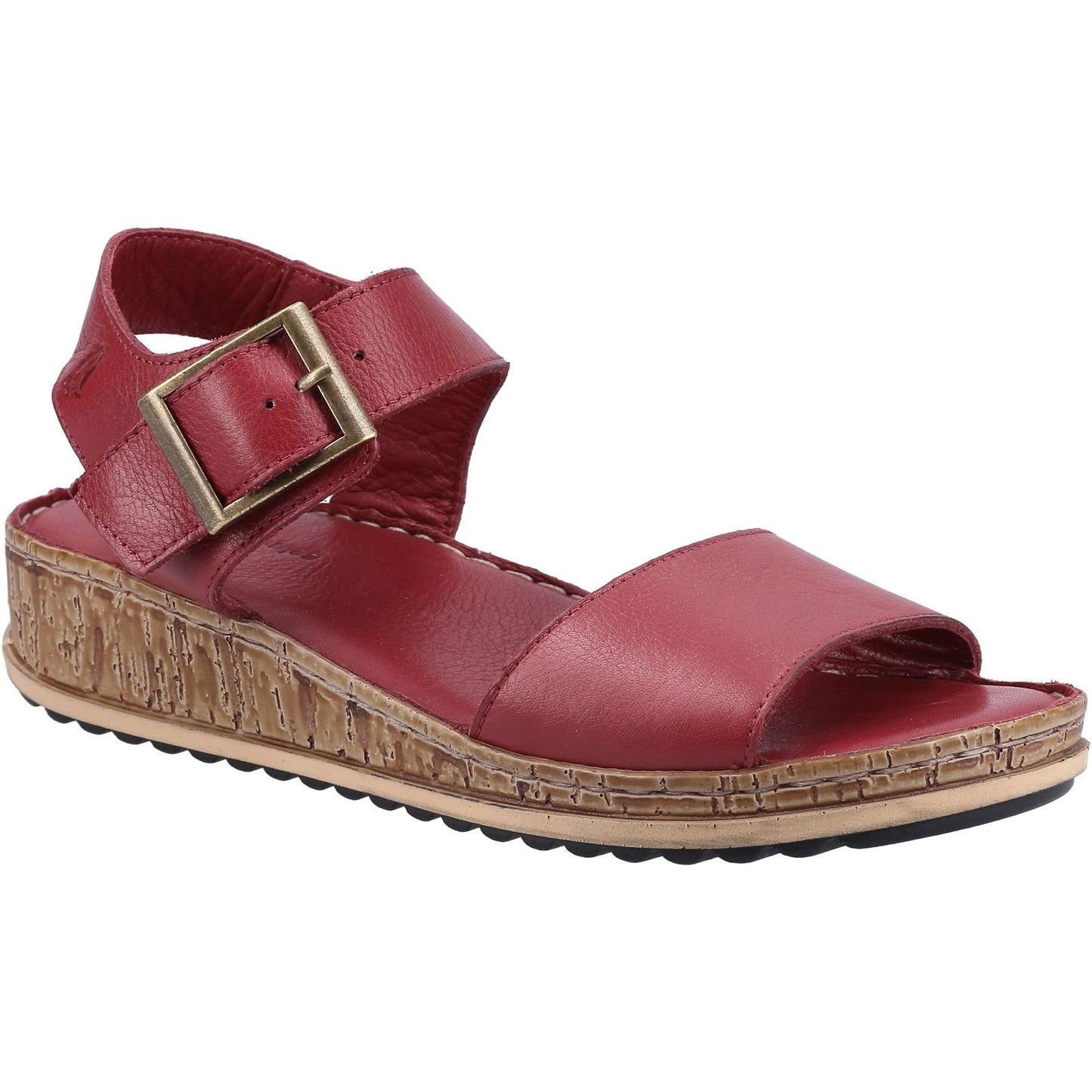 Hush Puppies Ellie Womens Burgundy Sandals