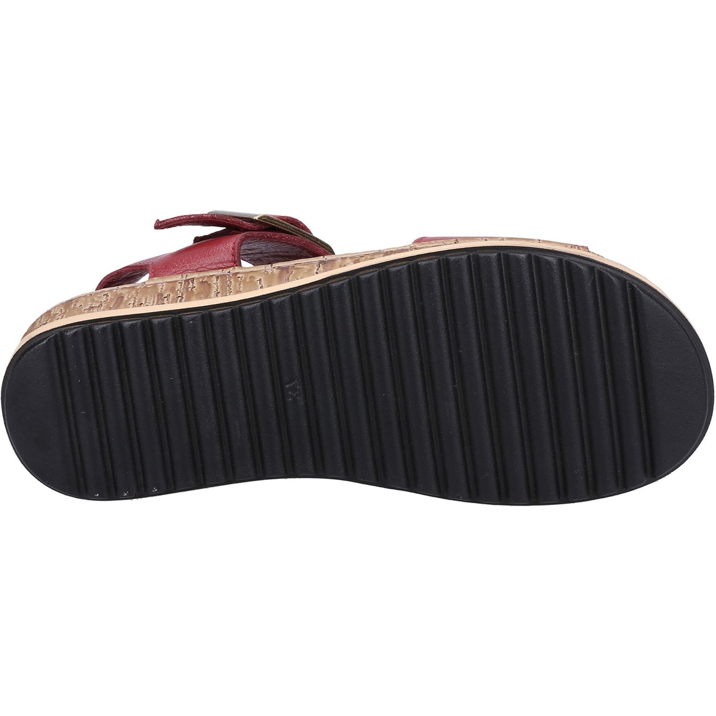 Hush Puppies Ellie Womens Burgundy Sandals