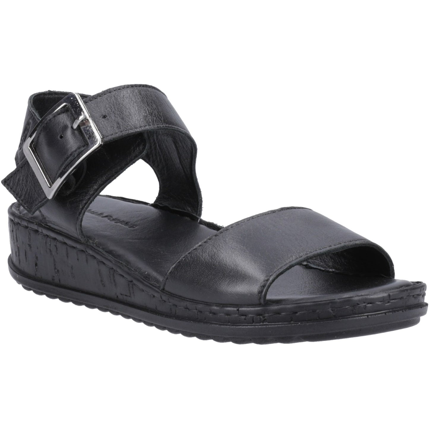 Hush Puppies Ellie Womens All Black Sandals