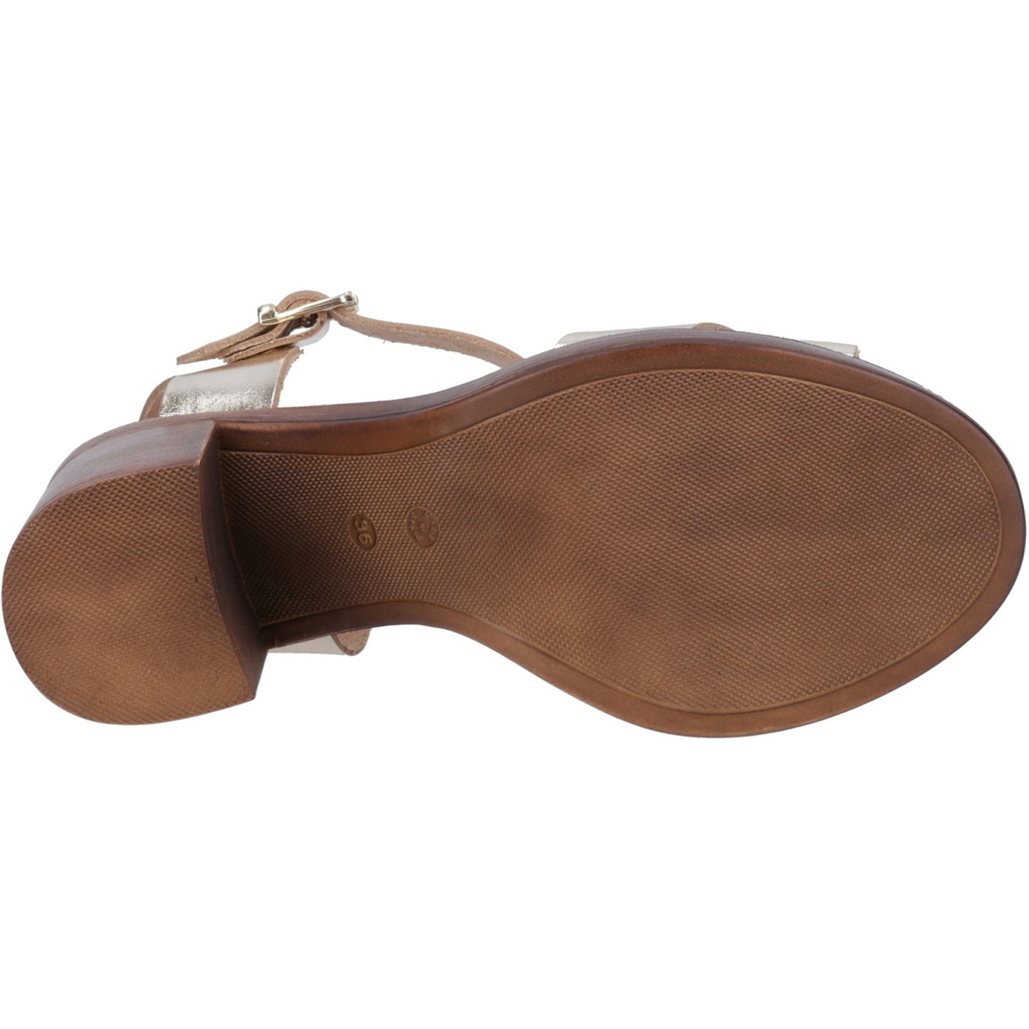 Hush Puppies Georgia Womens Gold Heeled Sandal