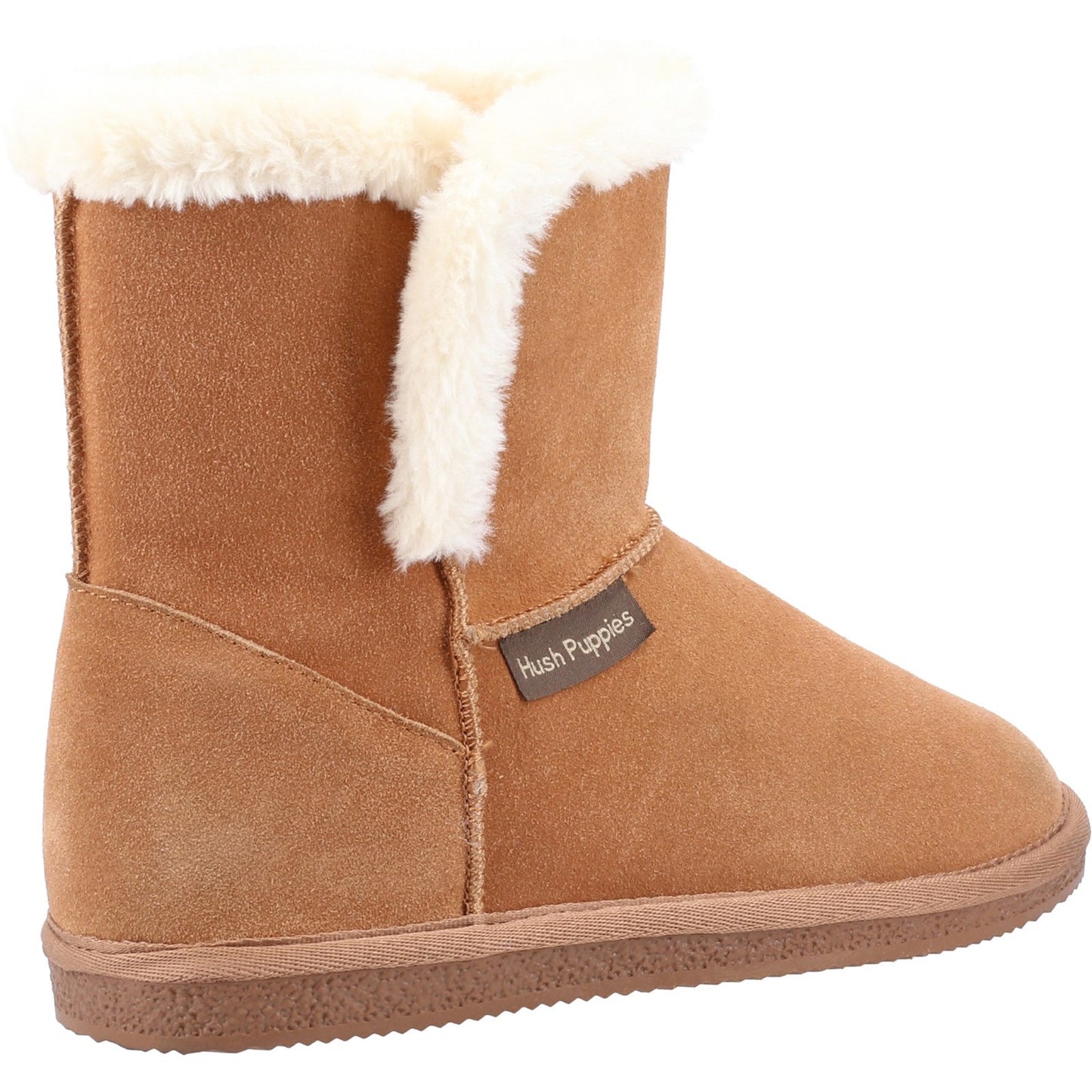 Hush Puppies Ashleigh Womens Tan Slipper Bootie