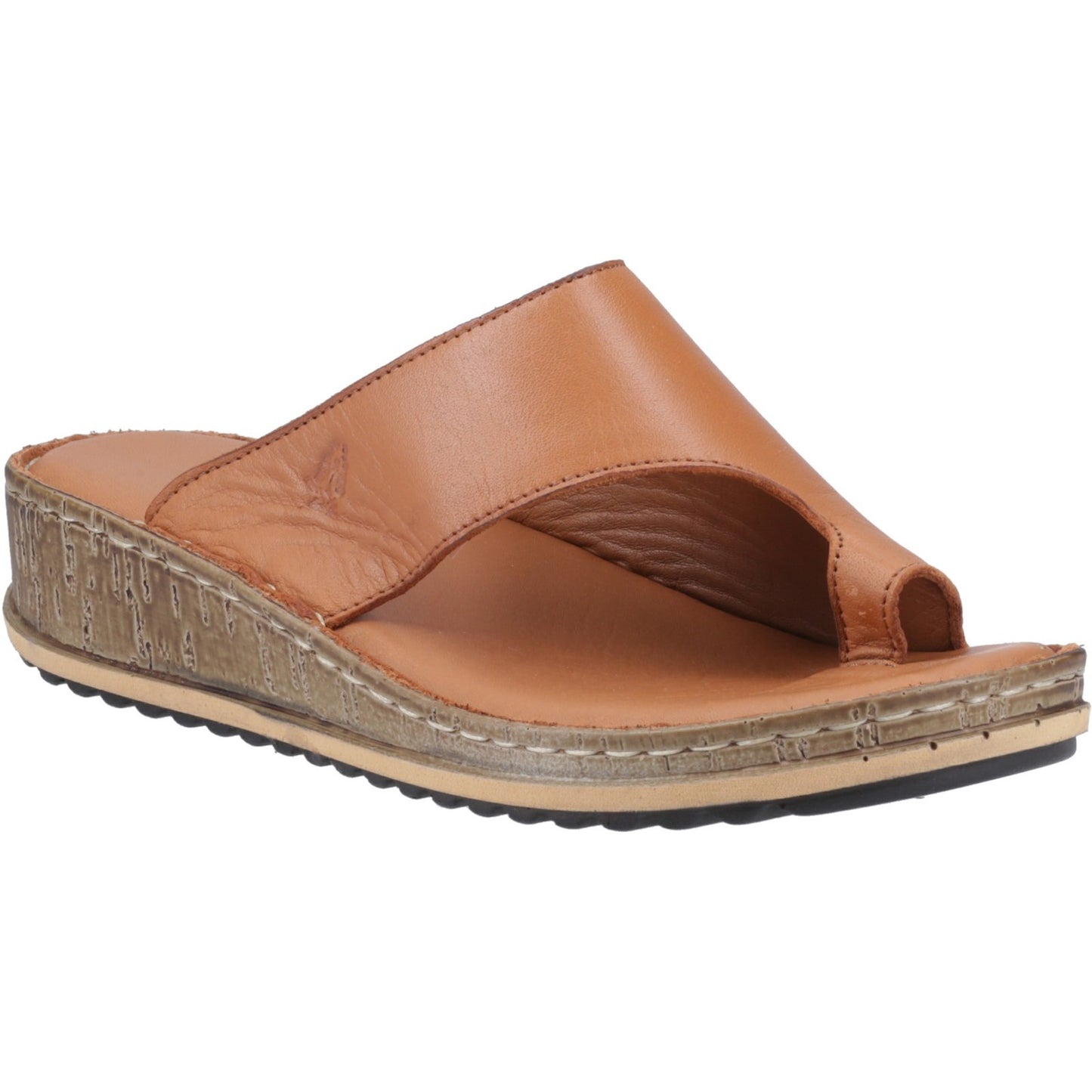 Hush Puppies Elissa Womens Tan Toepost Sandals