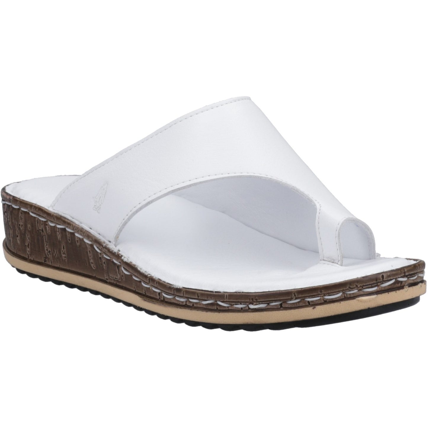 Hush Puppies Elissa Womens White Toepost Sandals