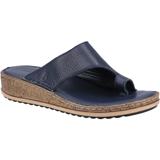 Hush Puppies Elissa Womens Navy Toepost Sandals
