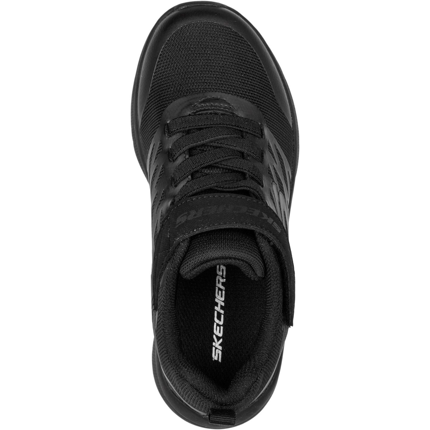 Skechers Microspec Texlor Black Trainers