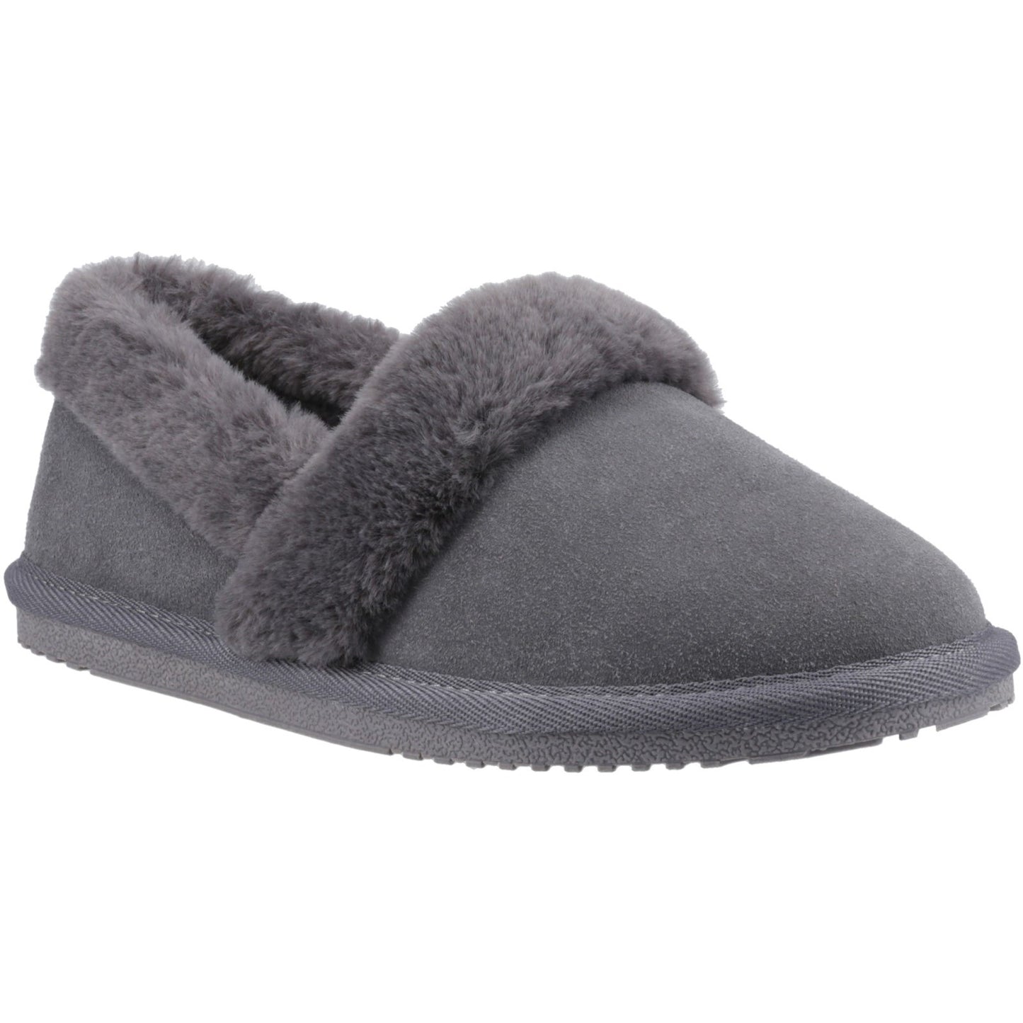 Hush Puppies Ariel Womens Grey Slipper