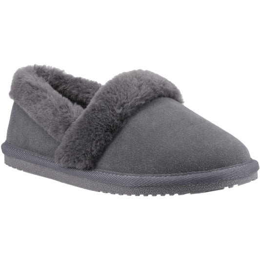 Hush Puppies Ariel Womens Grey Slipper