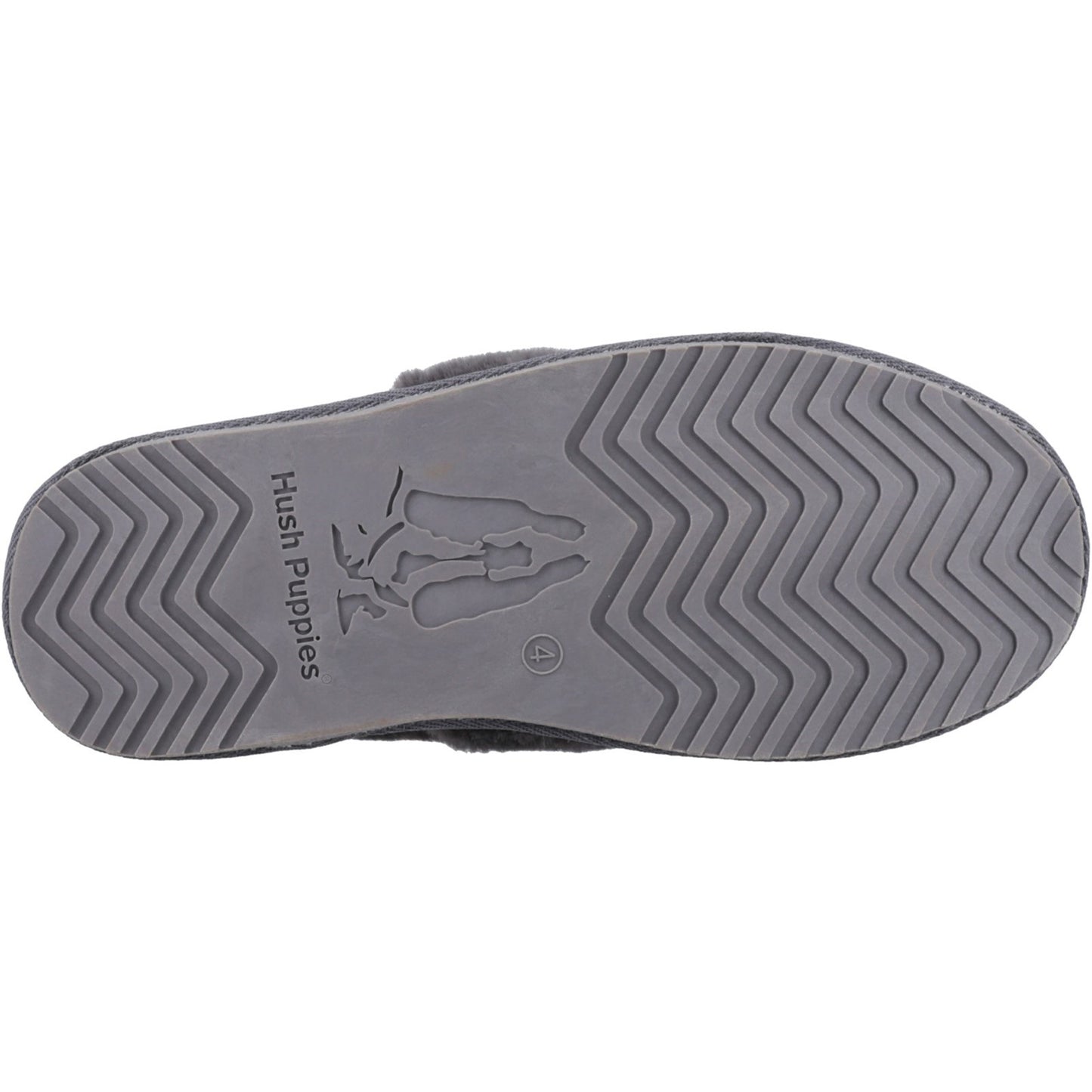 Hush Puppies Ariel Womens Grey Slipper