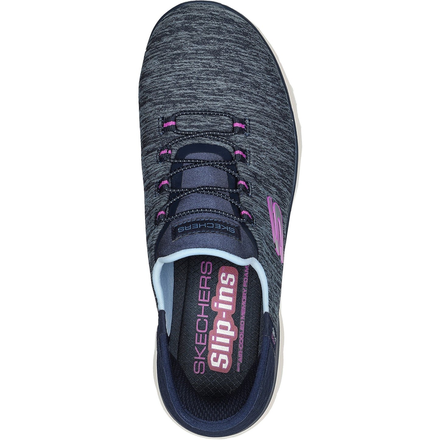 Skechers Summits Dazzling Haze Women Navy Purple Trainers