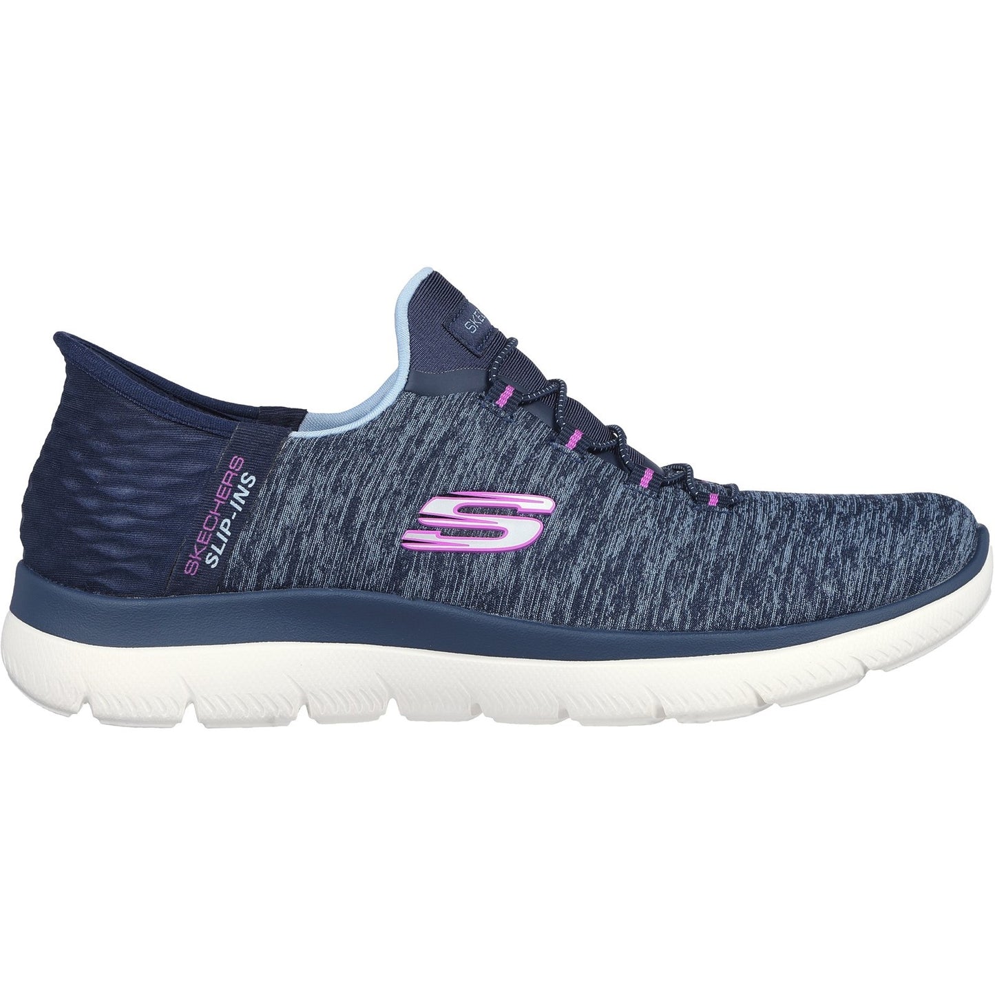 Skechers Summits Dazzling Haze Women Navy Purple Trainers