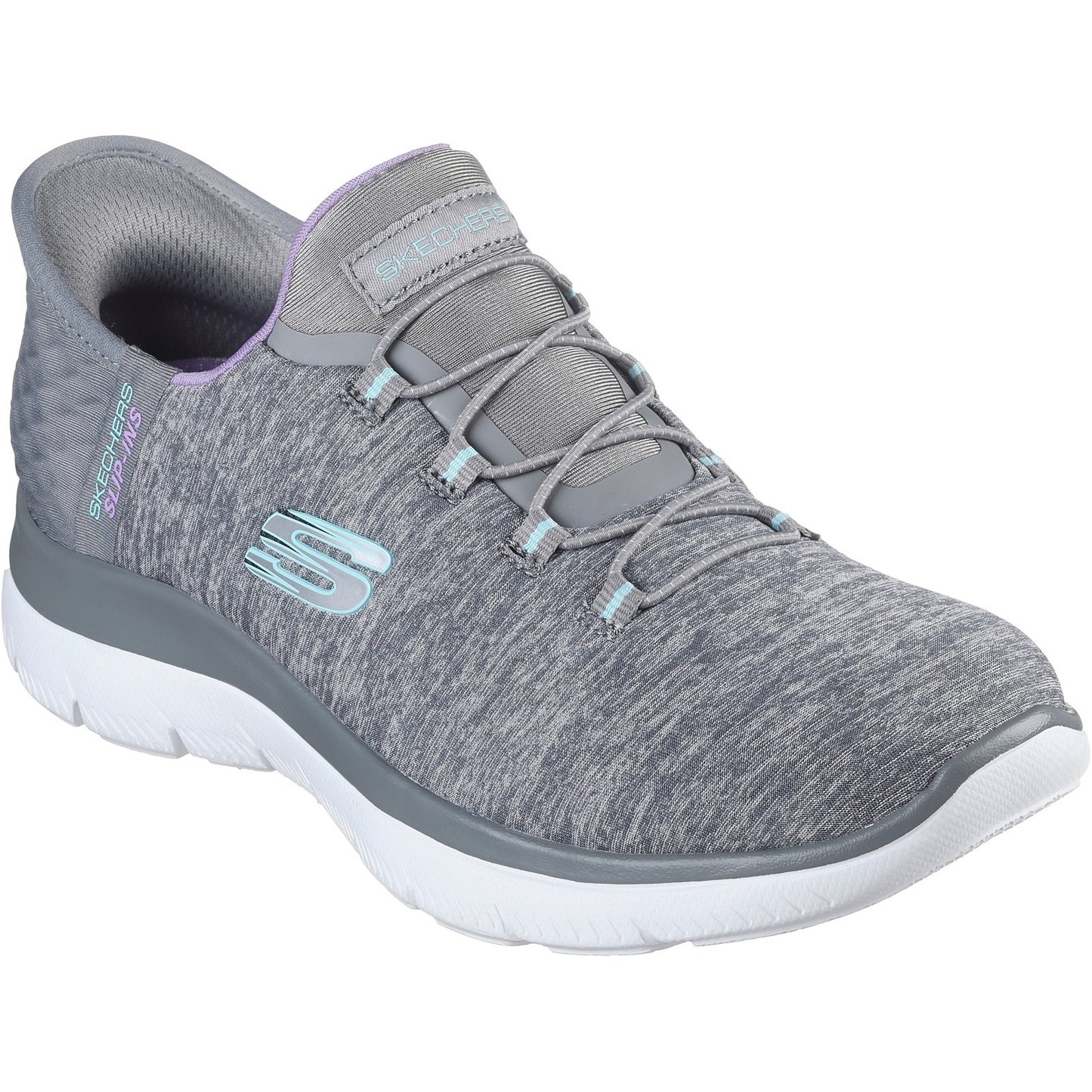 Skechers Summits Dazzling Haze Women Grey Multi Trainers
