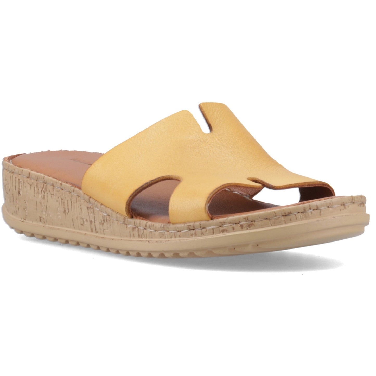 Hush Puppies Eloise Mule Womens Mustard Sandal