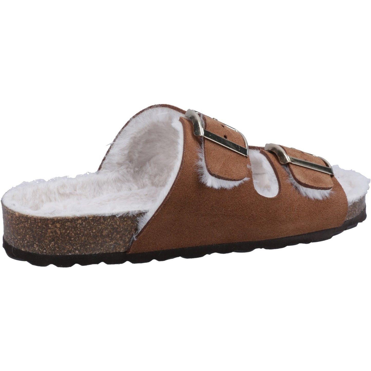 Hush Puppies Jessie Womens Tan Open Mule Slipper