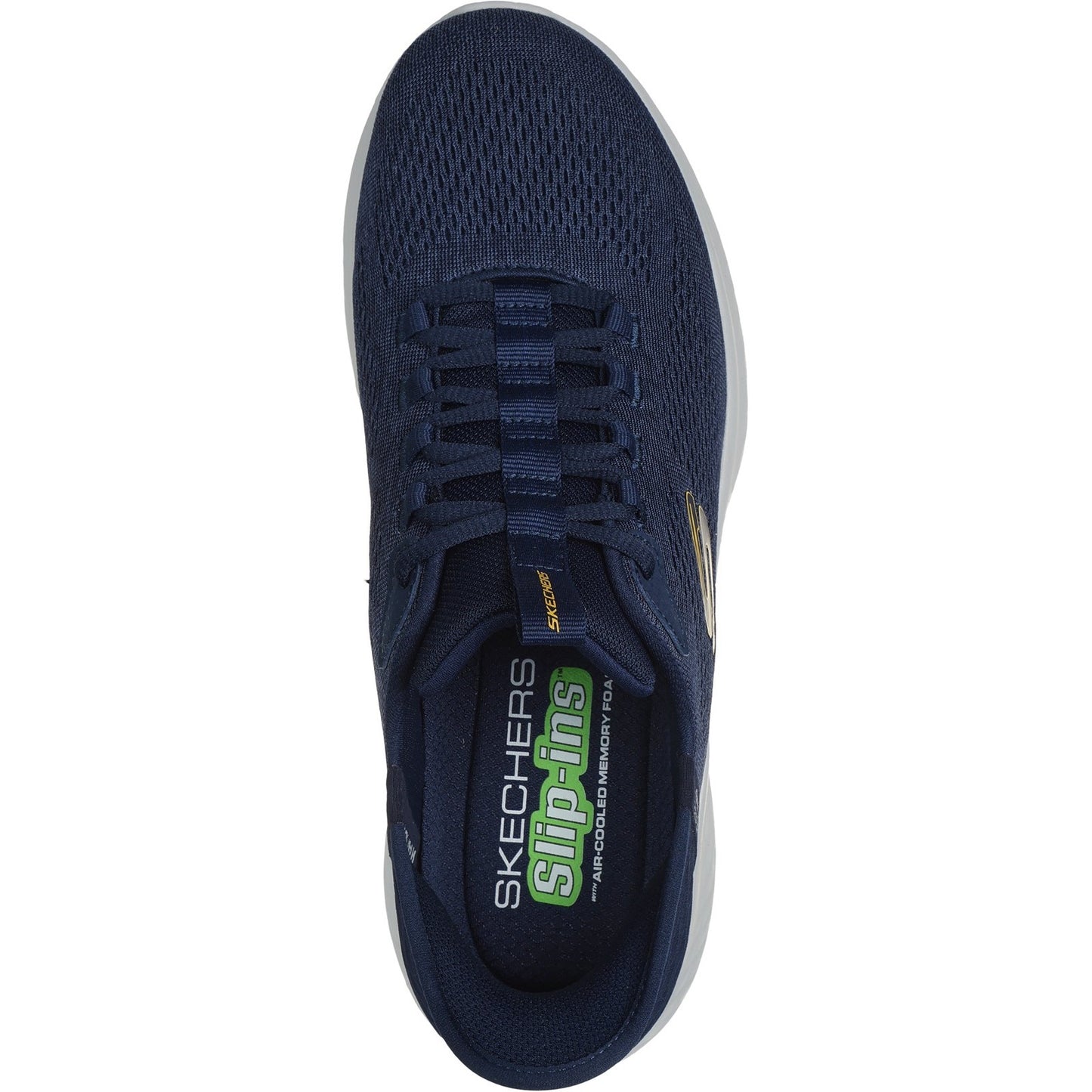 Skechers Skech-Lite Pro Primebase Mens Navy Yellow Trainers
