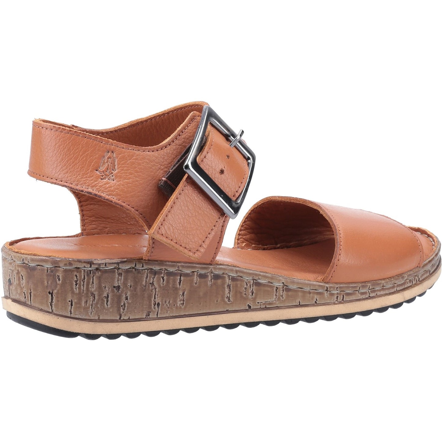 Hush Puppies Ellie Wide Fit Womens Tan Sandals