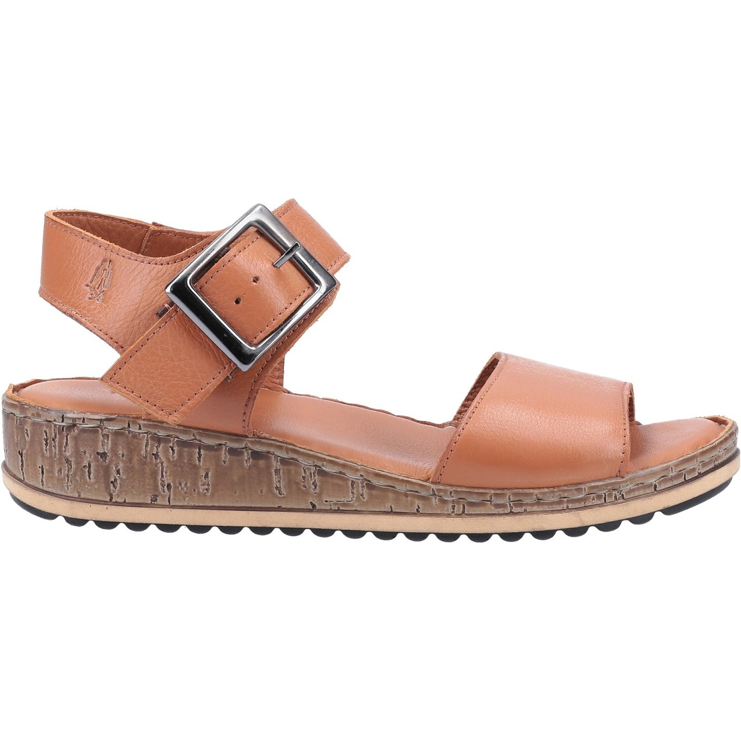 Hush Puppies Ellie Wide Fit Womens Tan Sandals