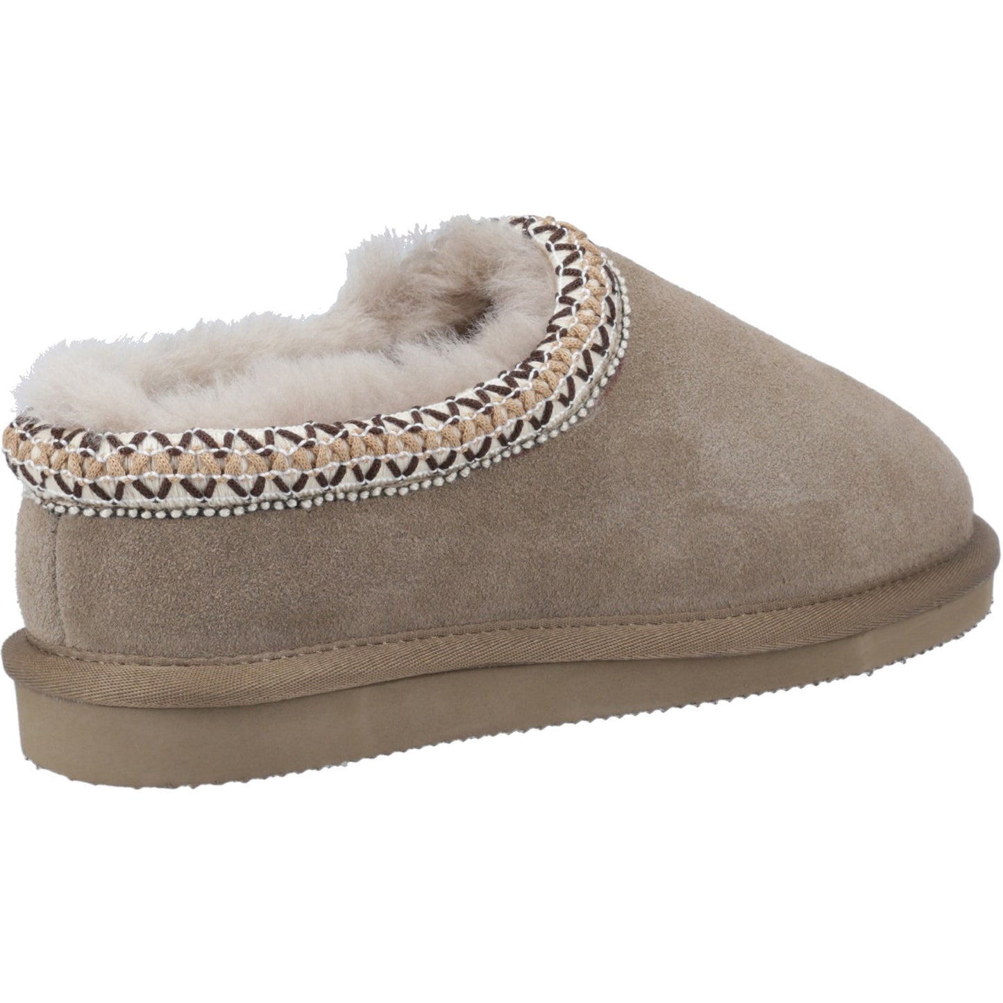 Cotswold Foxmoor Womens Taupe Slippers