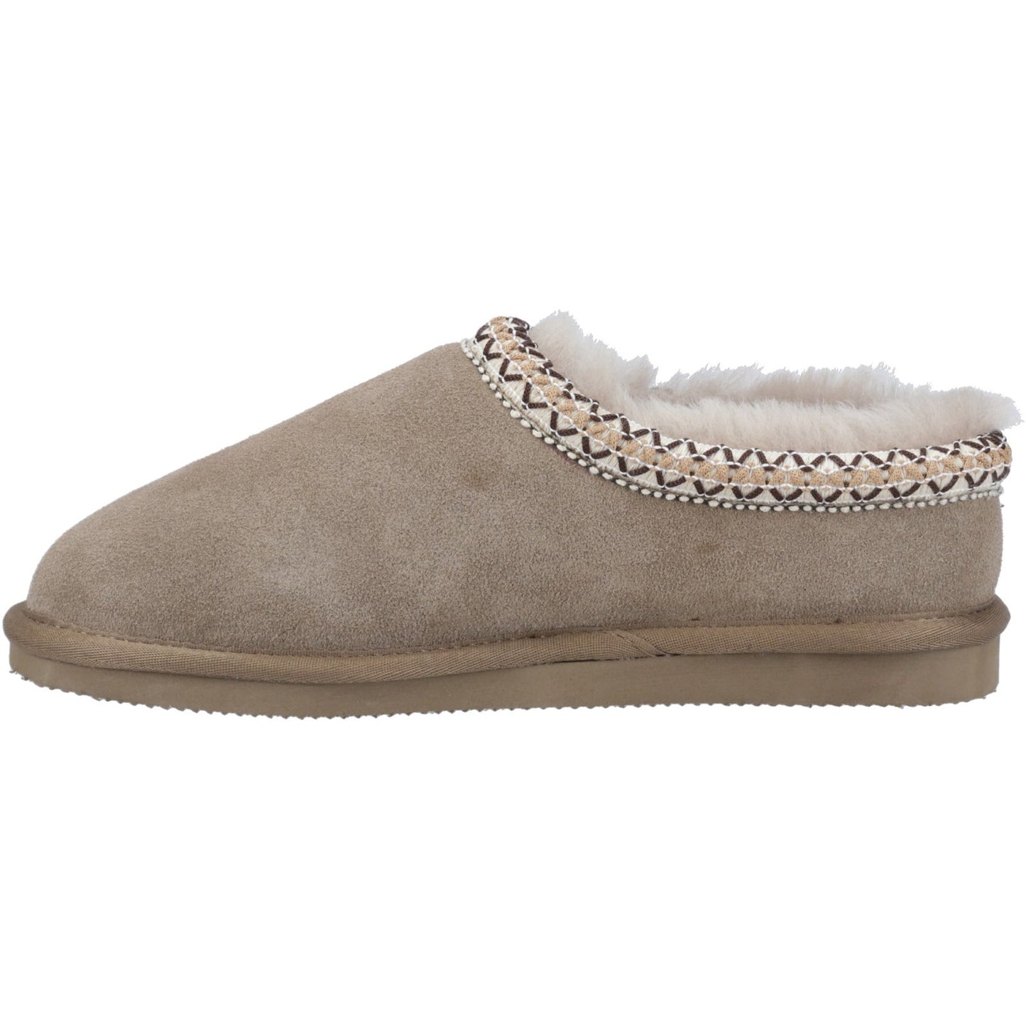 Cotswold Foxmoor Womens Taupe Slippers