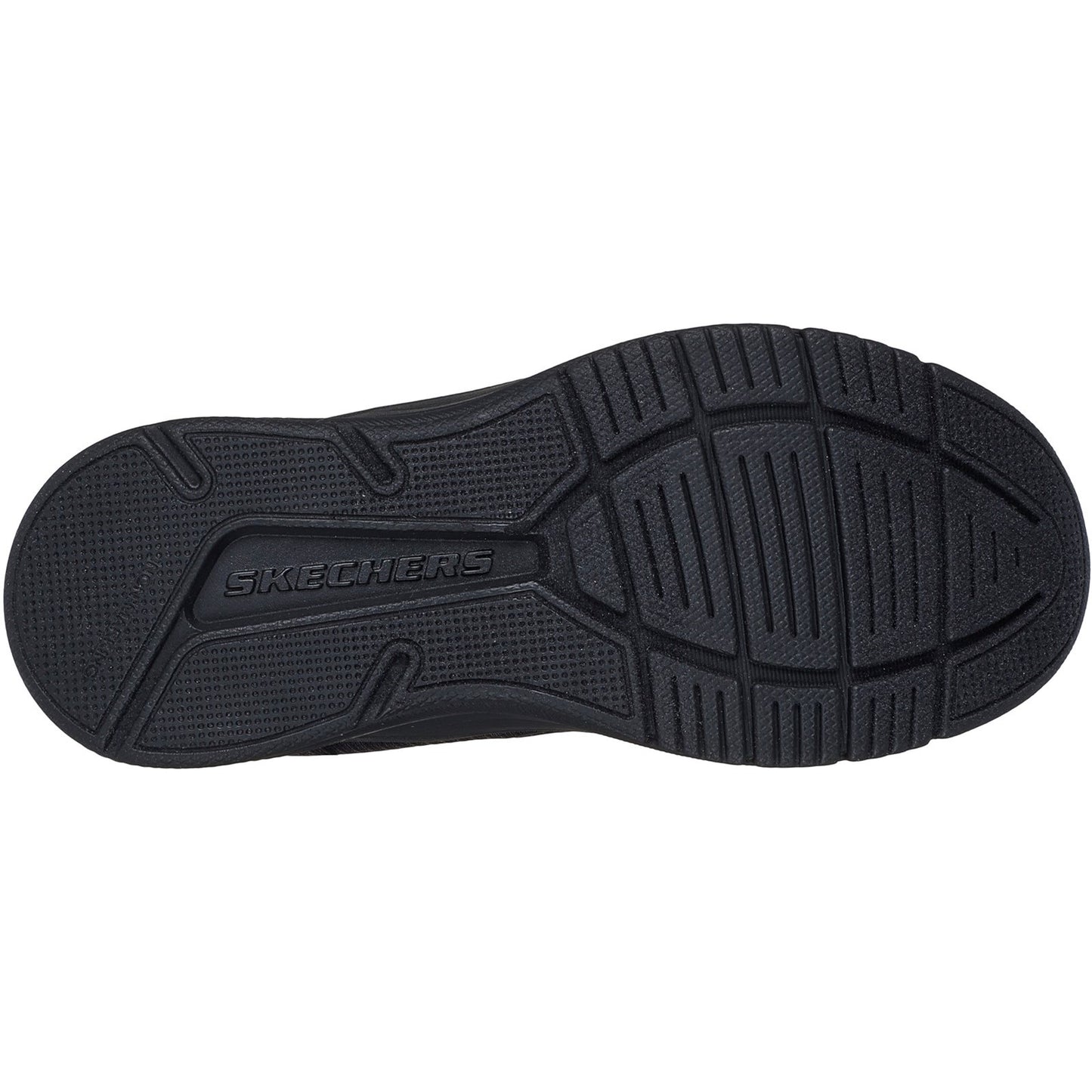 Skechers Microspec Advance Black Trainer