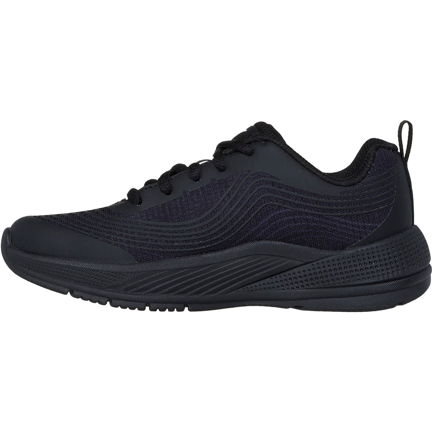 Skechers Microspec Advance Black Trainer