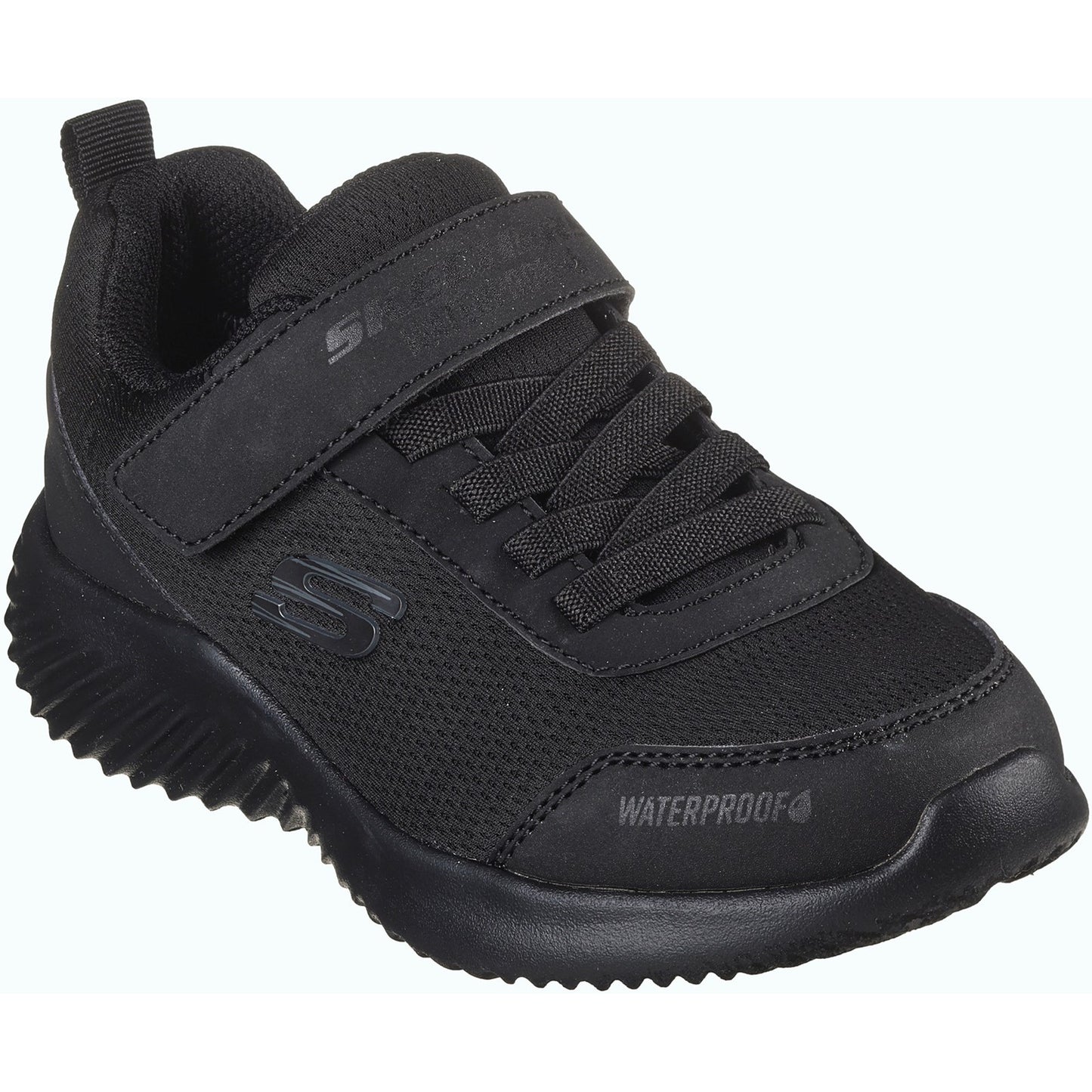 Skechers Bounder Dripper Drop Black Waterproof Trainer