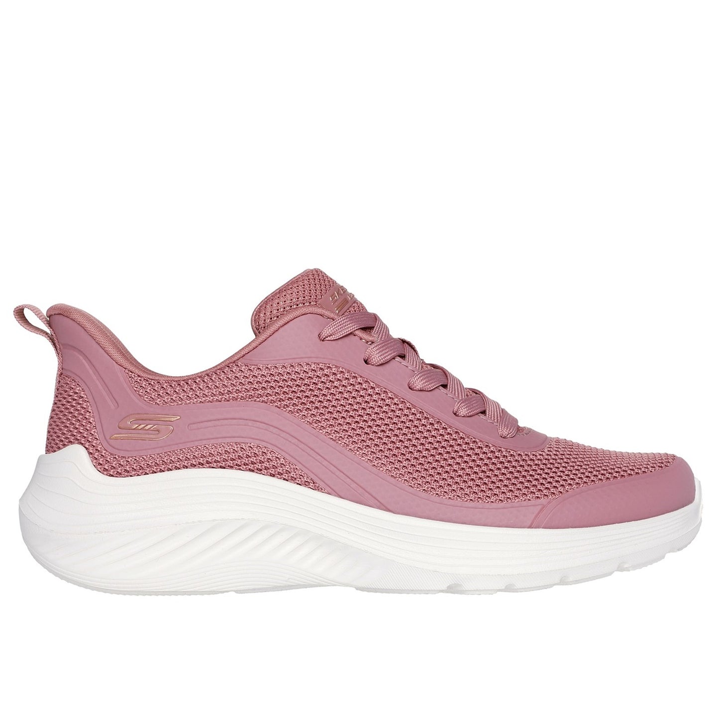 Skechers Bobs Squad Waves Still Wading Womens Rose Trainers