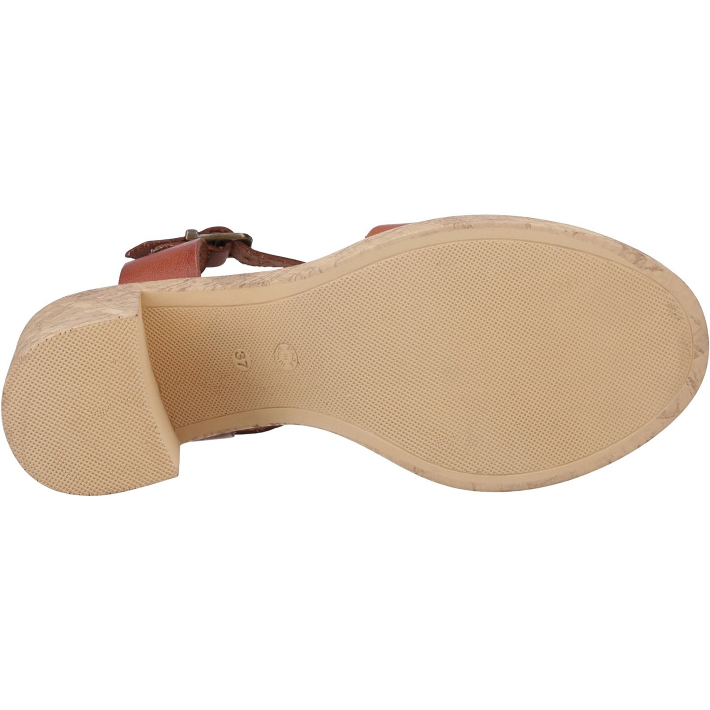 Hush Puppies Georgia Womens Tan Heeled Sandal