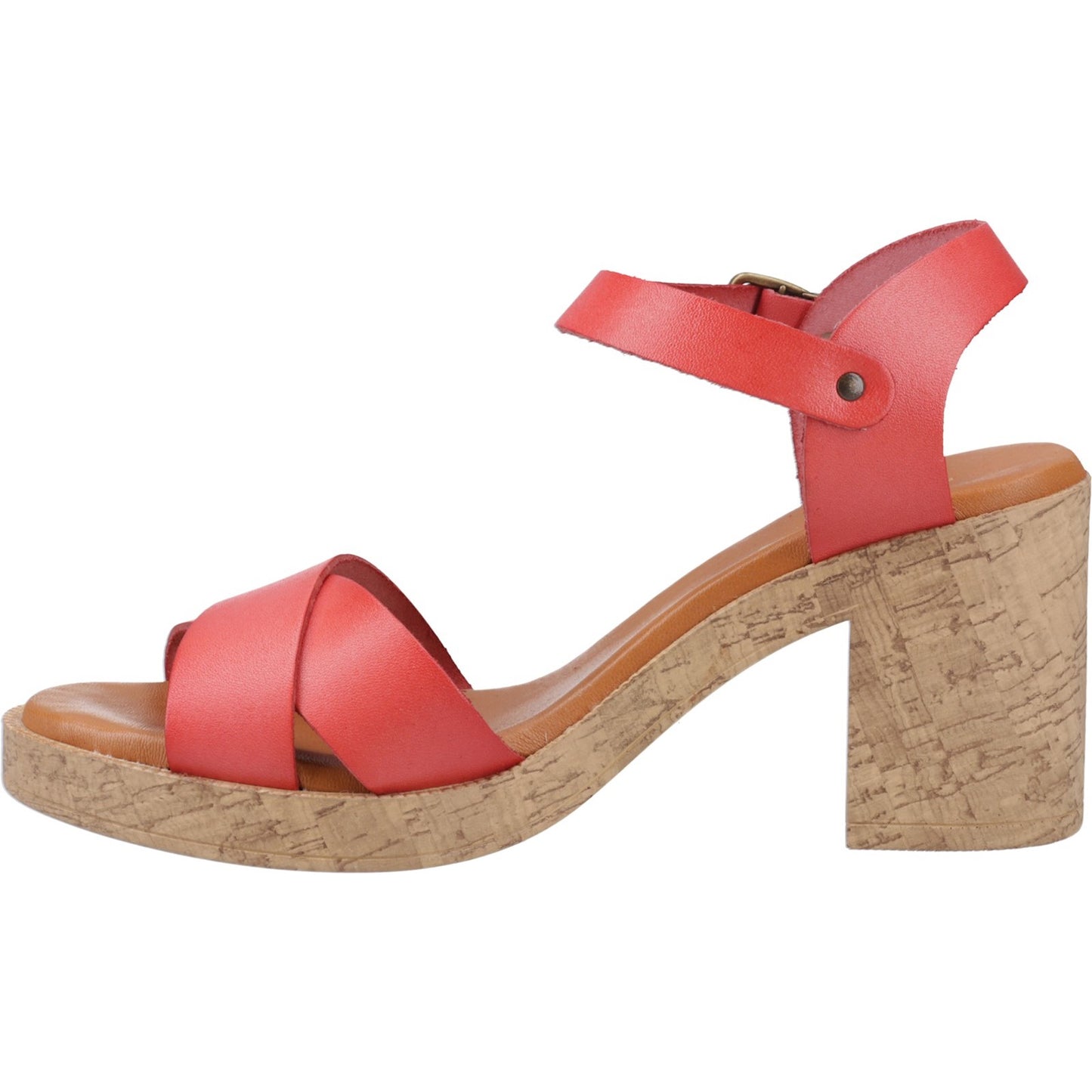Hush Puppies Georgia Womens Coral Heeled Sandal
