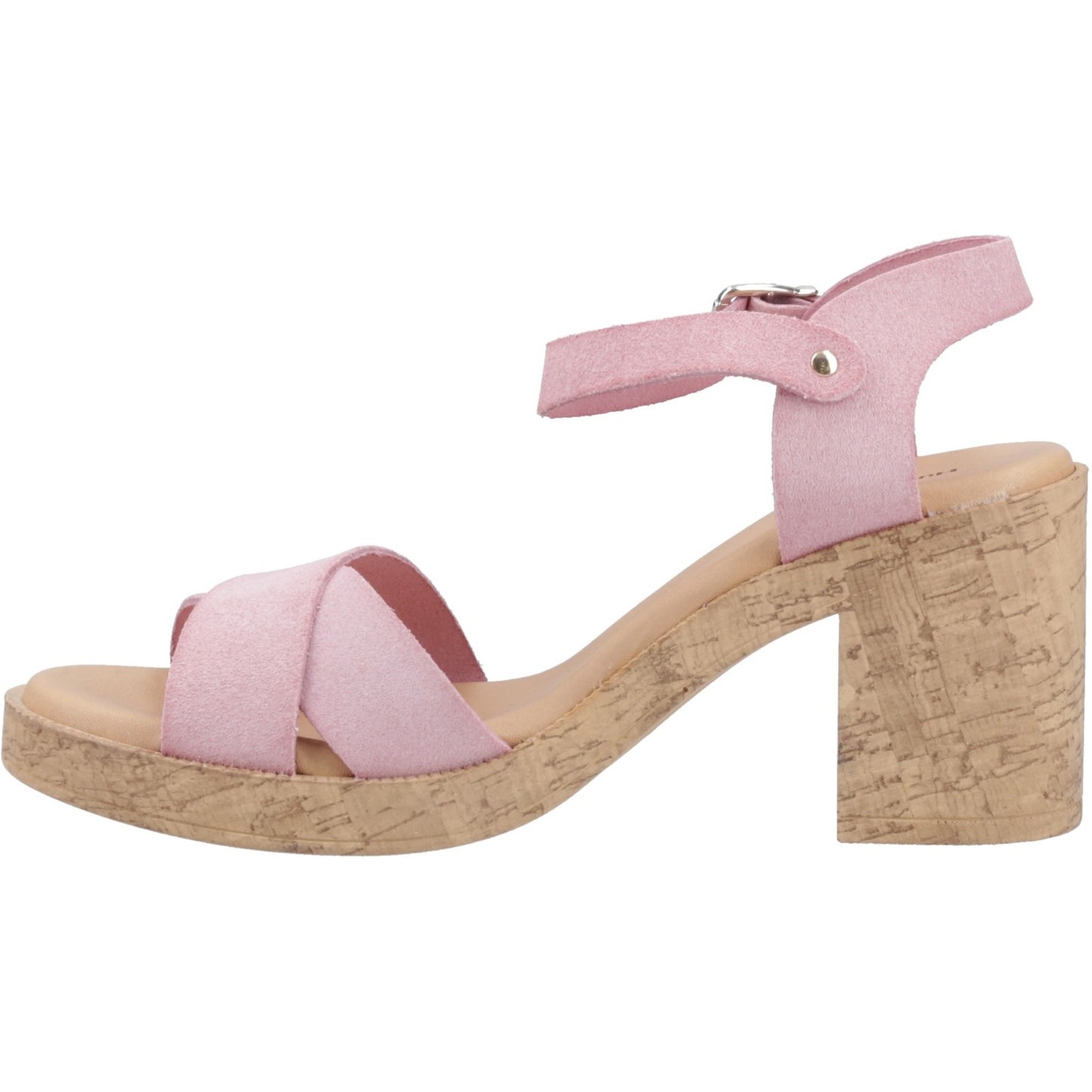 Hush Puppies Georgia Womens Blush Pink Heeled Sandal