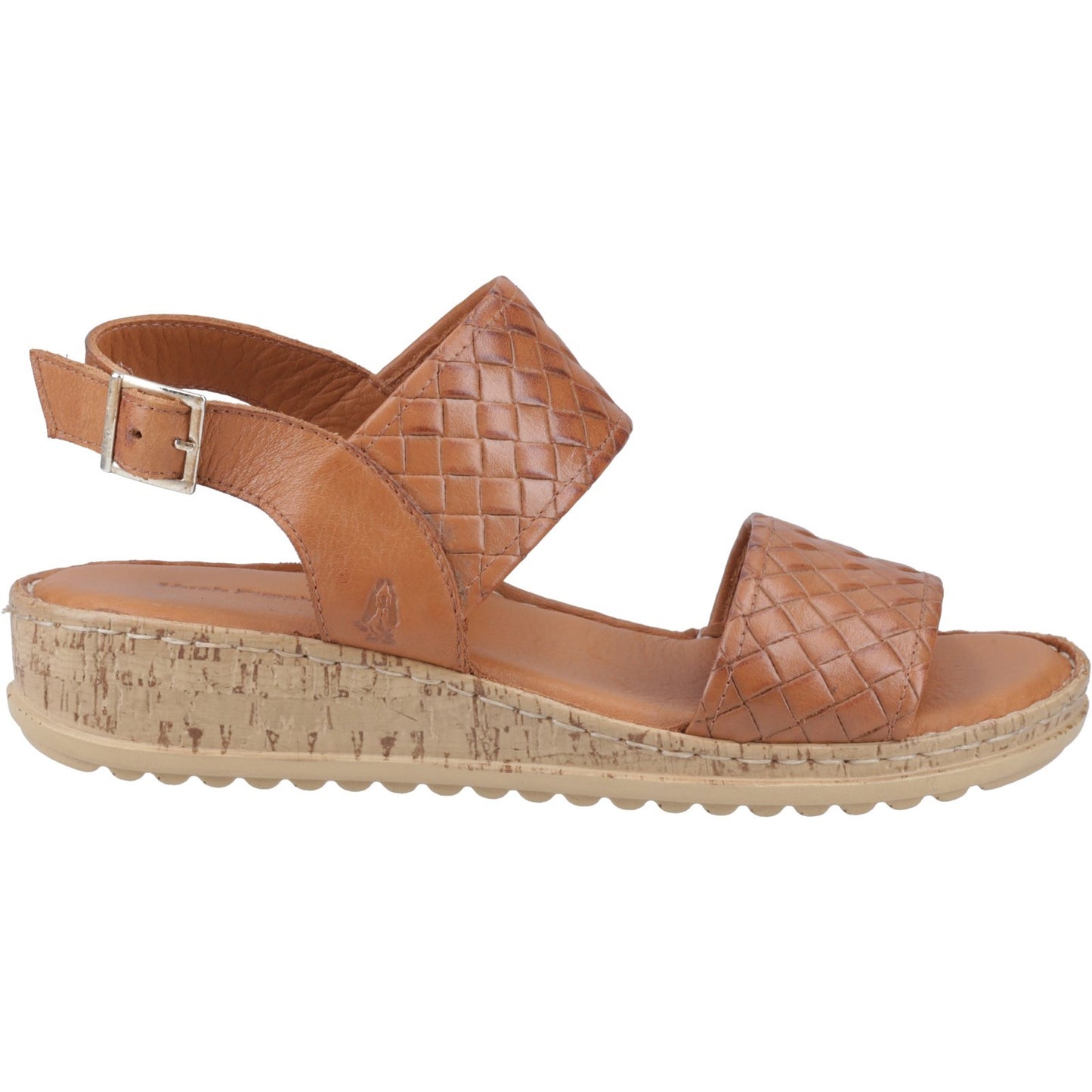 Hush Puppies Ebony Woven Womens Tan Sandals