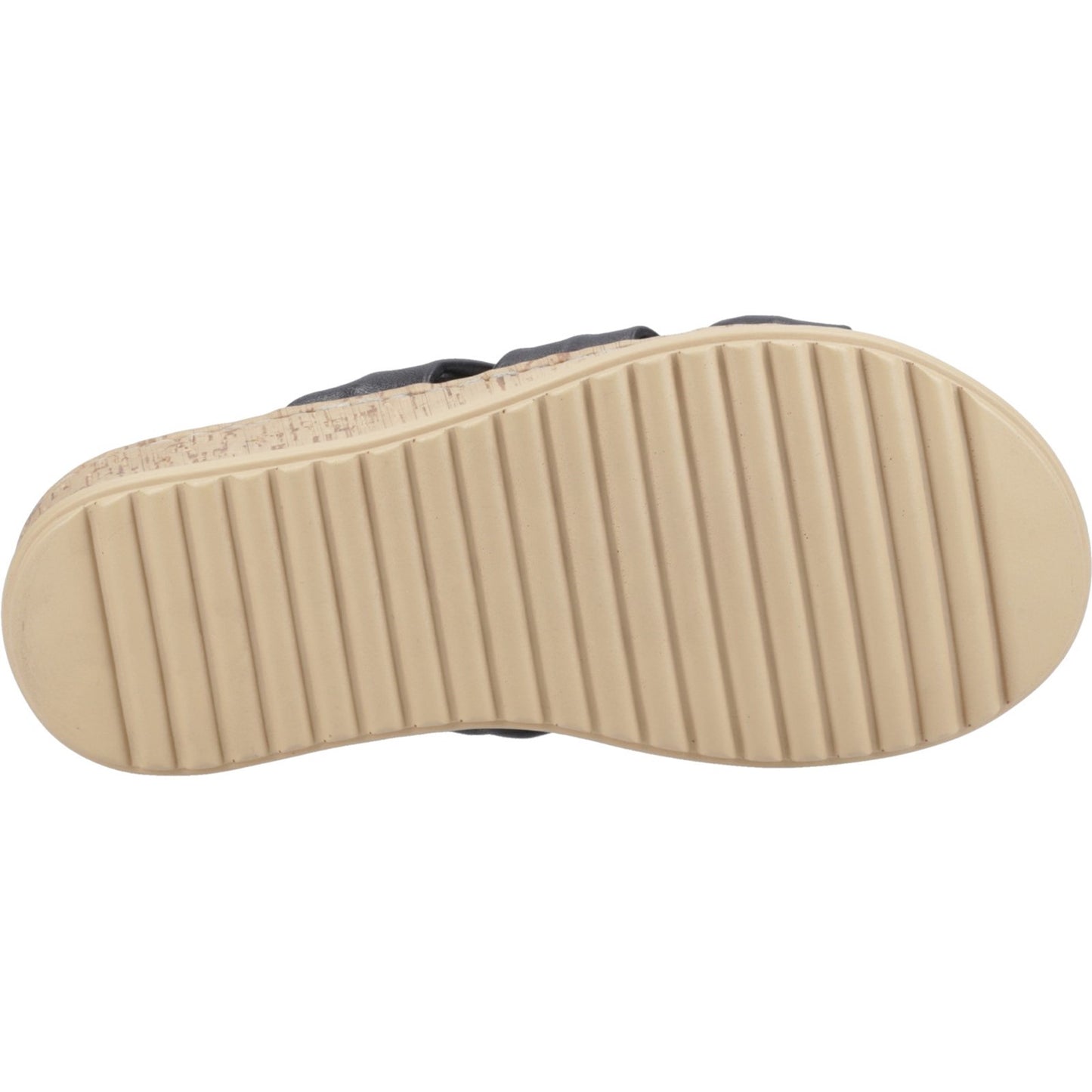 Hush Puppies Eden Wide Fit Womens Black Sandals