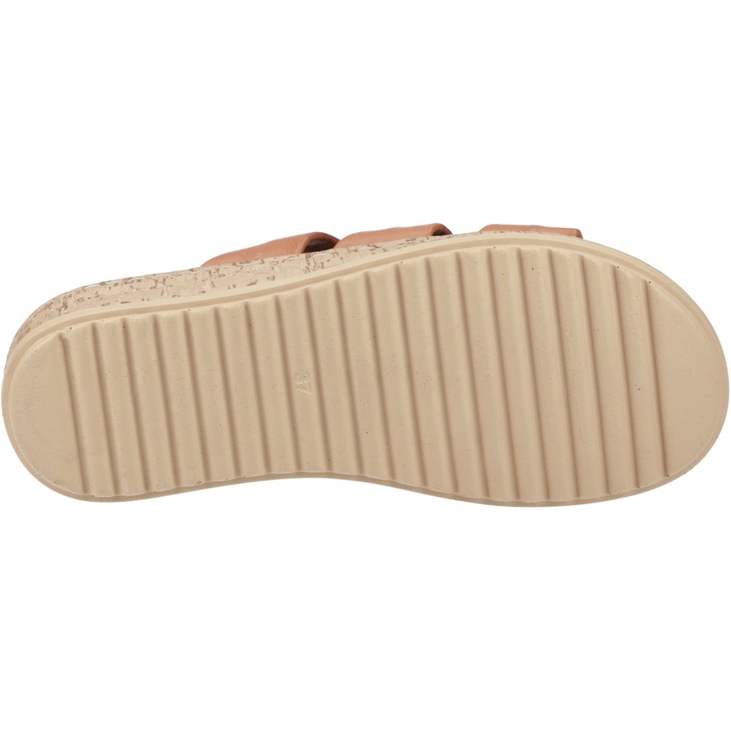 Hush Puppies Eden Wide Fit Womens Tan Sandals