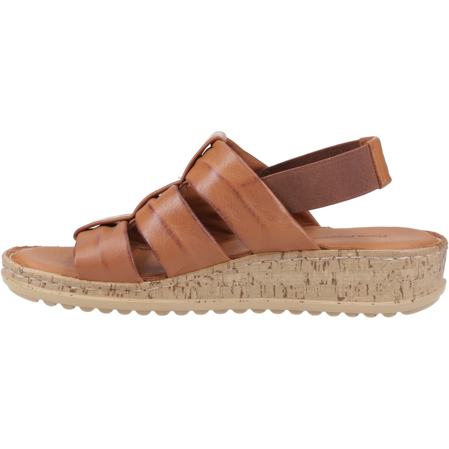 Hush Puppies Eden Wide Fit Womens Tan Sandals