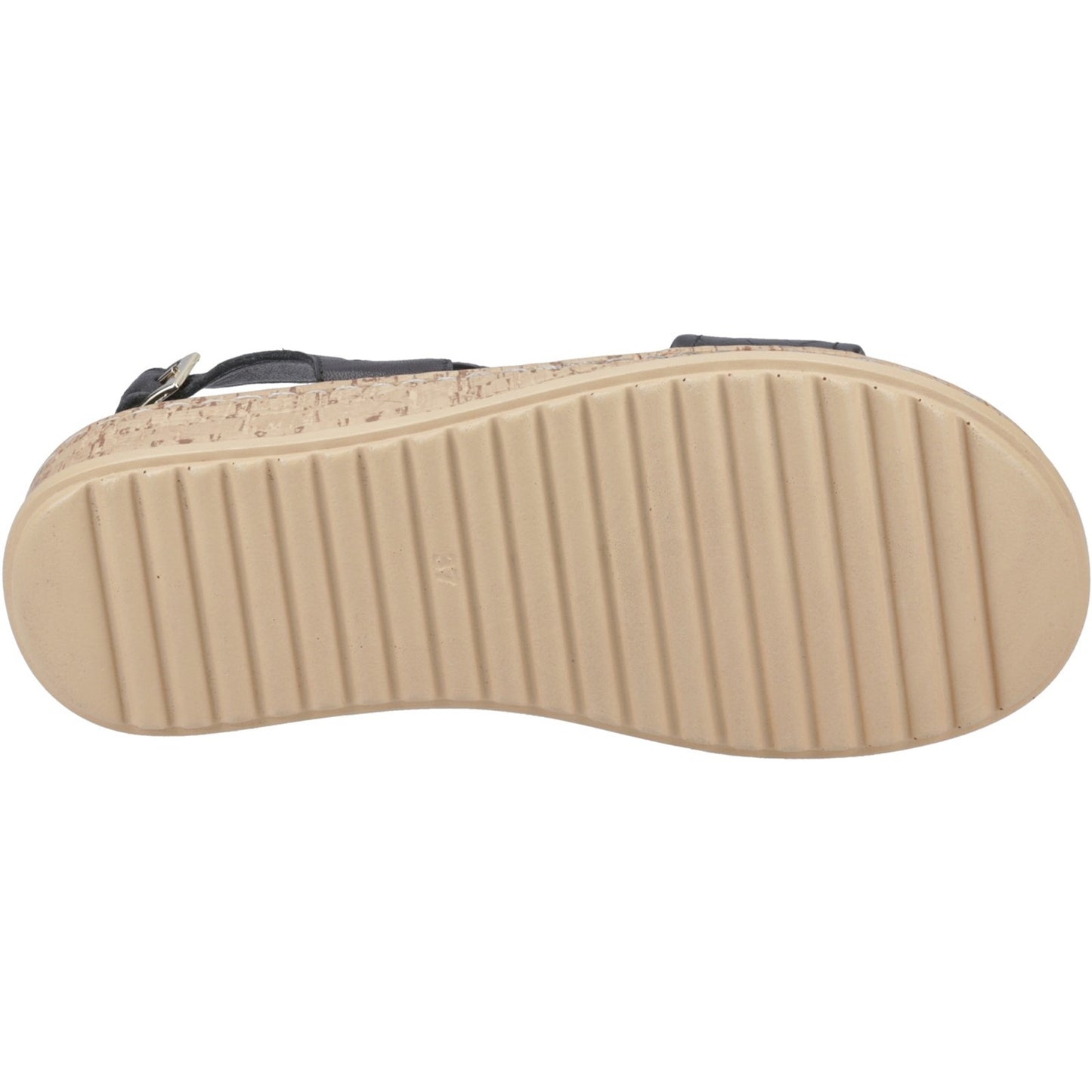 Hush Puppies Ebony Wide Fit Womens Black Sandals