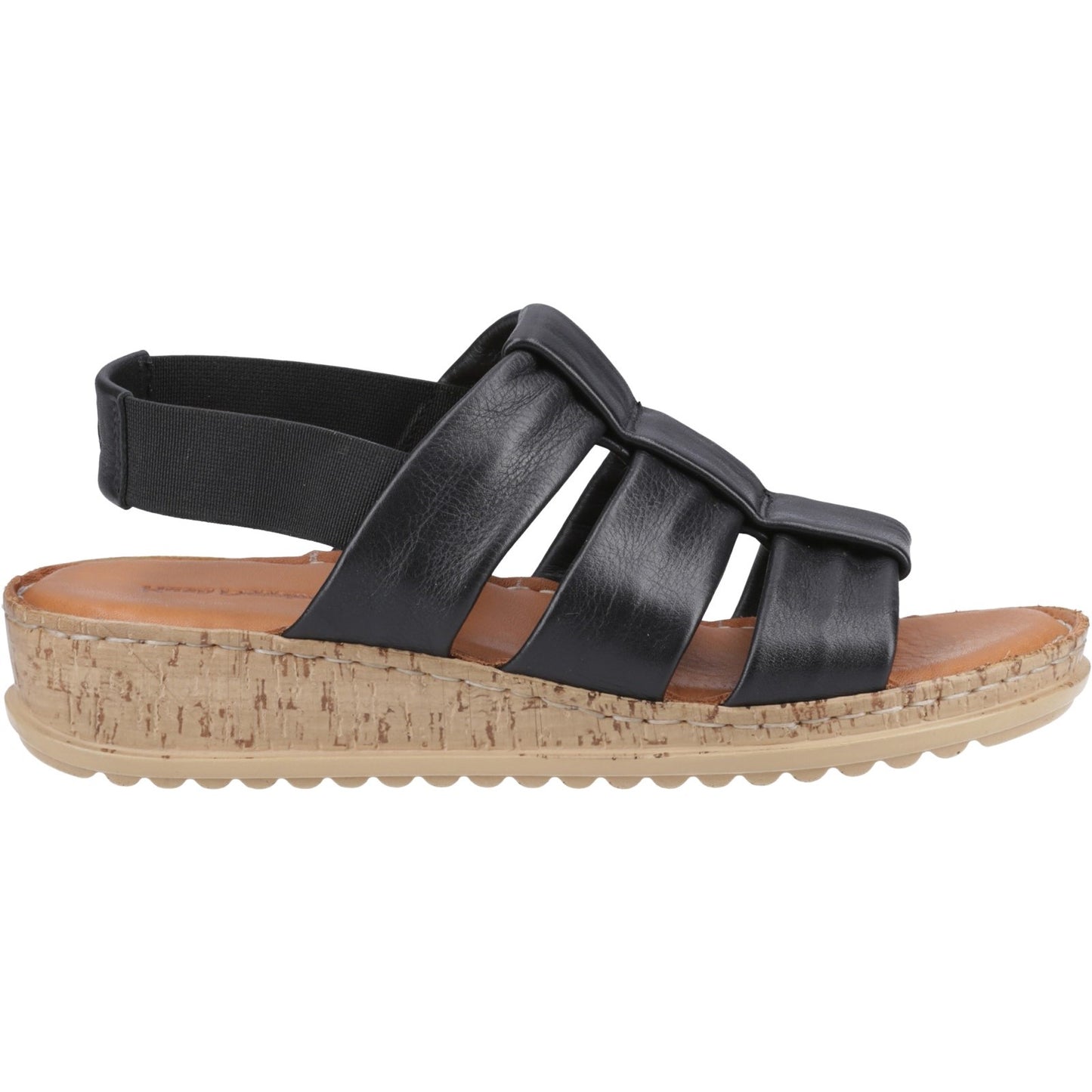 Hush Puppies Eden Gladiator Womens Black Sandals