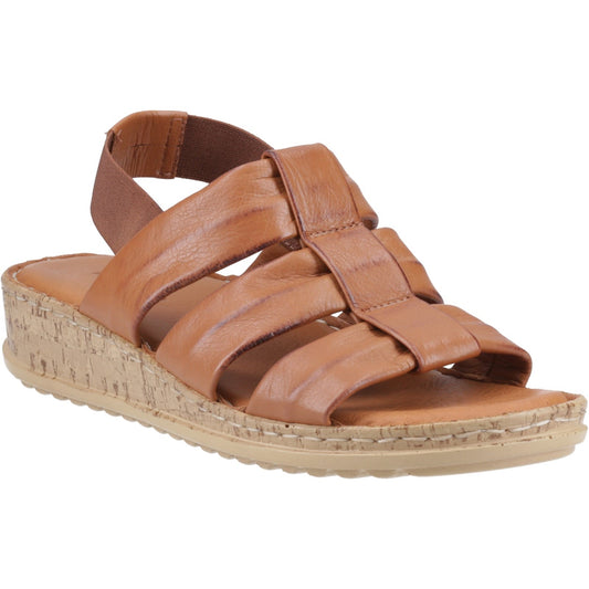 Hush Puppies Eden Gladiator Womens Tan Sandals