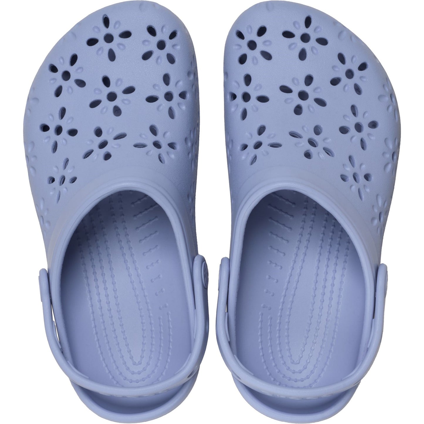 Crocs Classic Floral Womens Blue Haze Clog