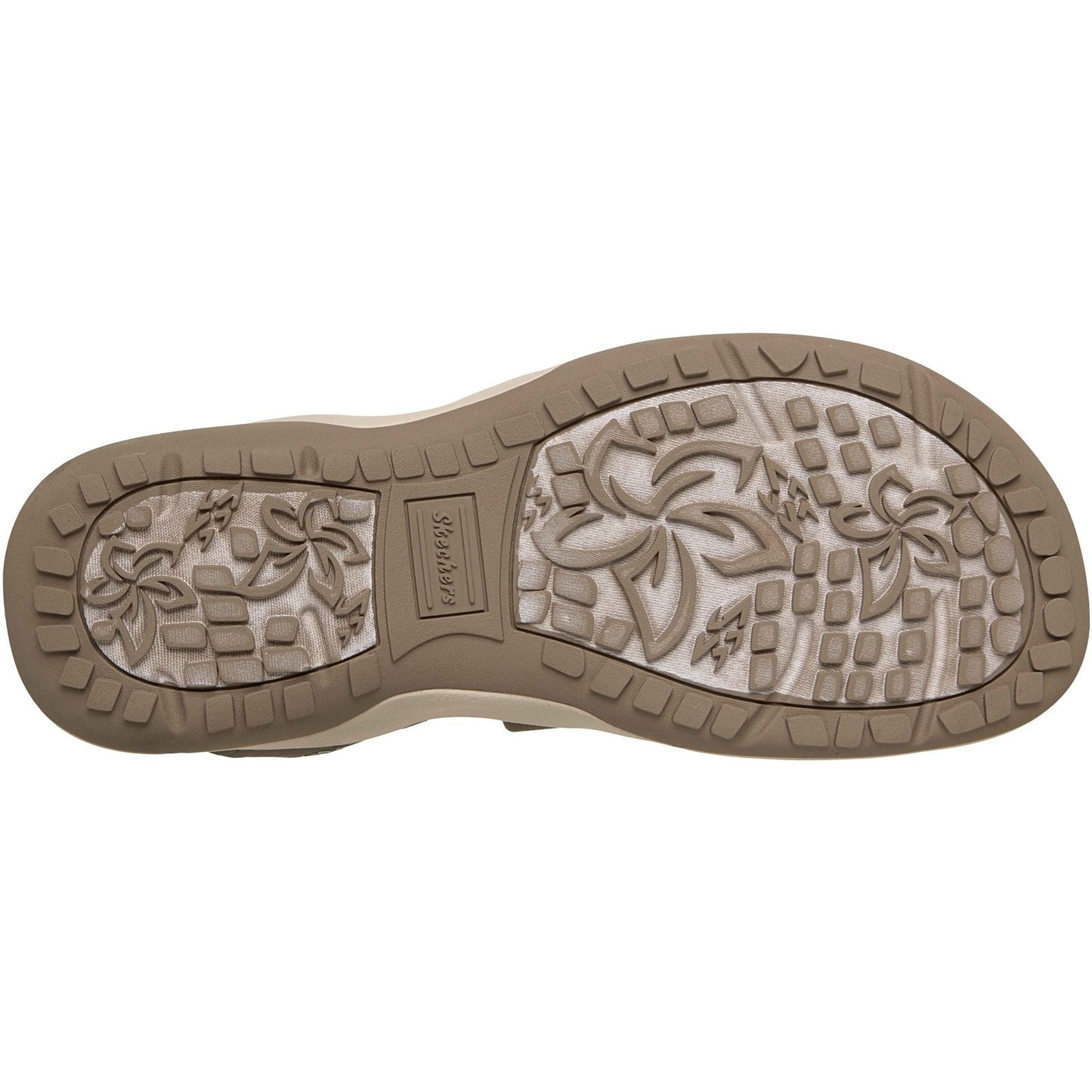 Skechers Reggae Slim Stretch Flex Womens Olive Sandal