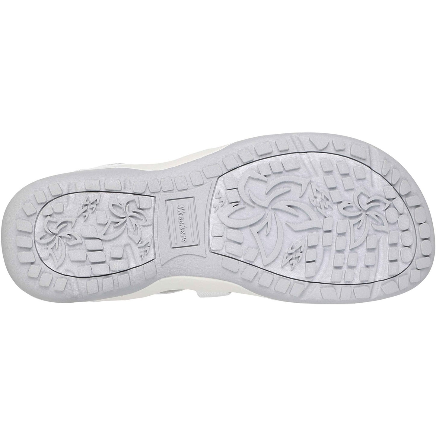 Skechers Reggae Slim Stretch Flex Womens White Sandal