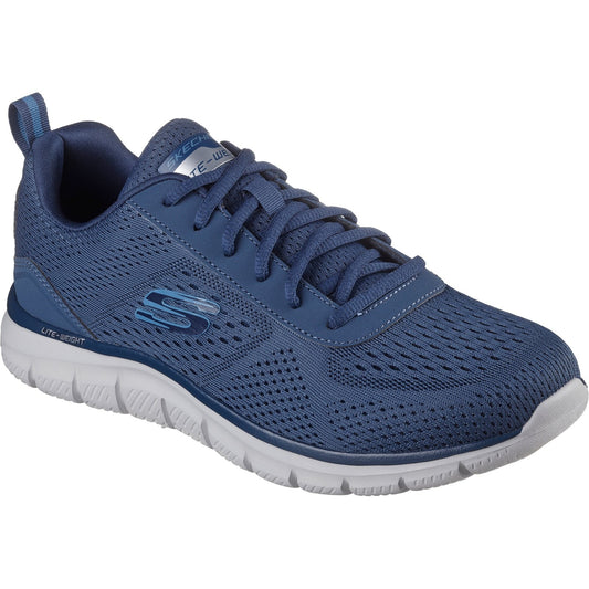 Skechers Track Leshur Mens Blue Trainers