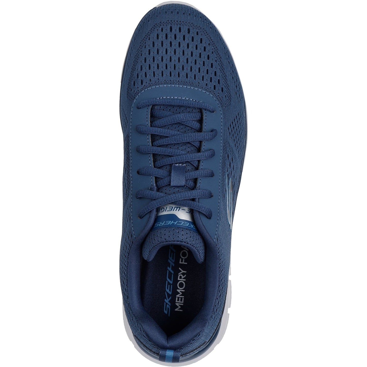 Skechers Track Leshur Mens Blue Trainers