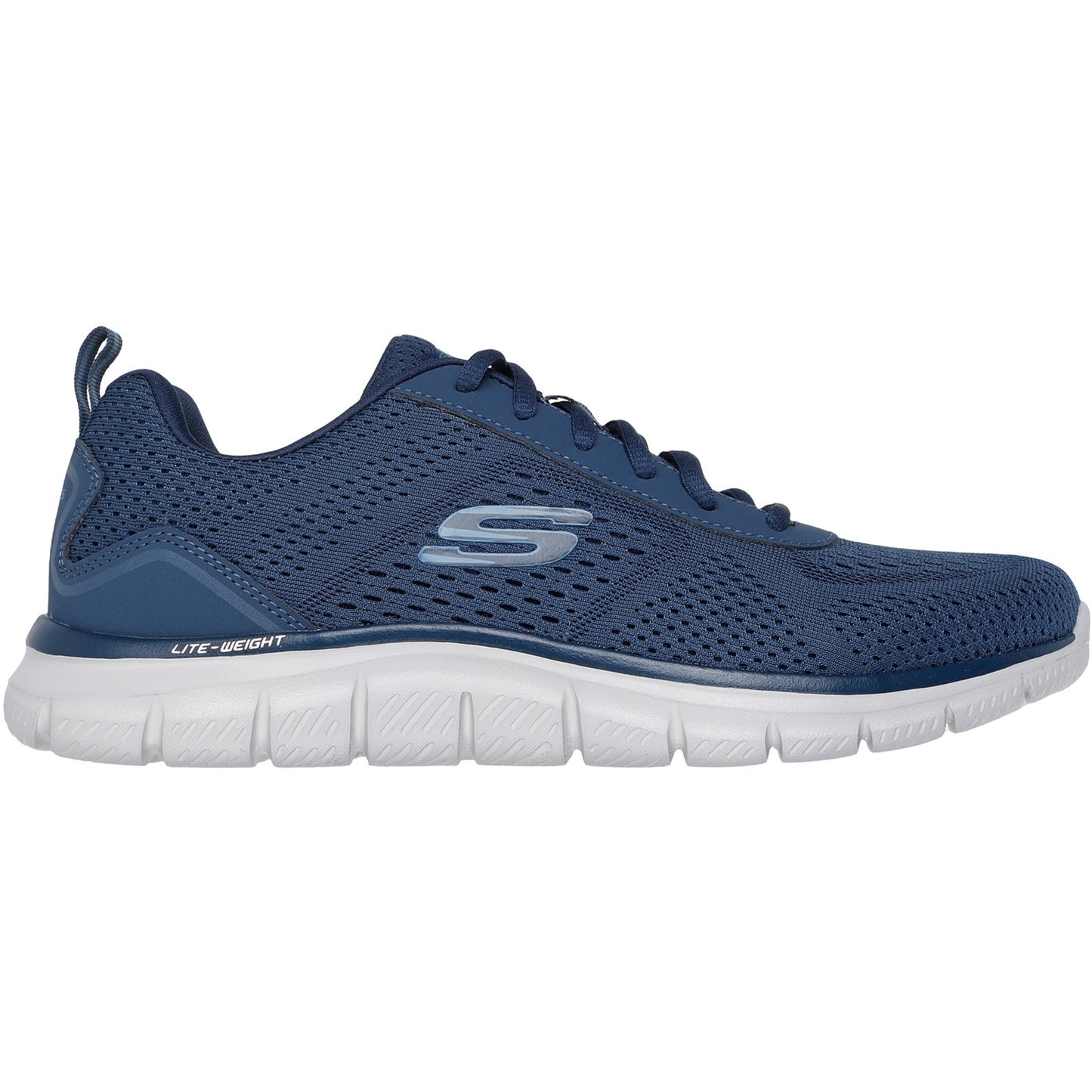 Skechers Track Leshur Mens Blue Trainers